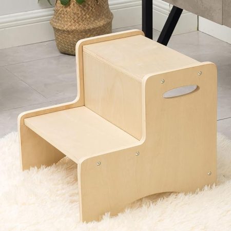 Wooden Toddler Bathroom Step Stool